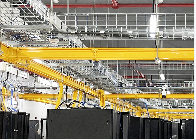 fiber optic cable tray in data center